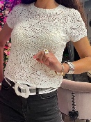 Haut Crochet Blanc