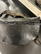 Sac Banane Léopard Noir Grand Modèle 