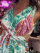 Robe Longue Verte Ajourée 