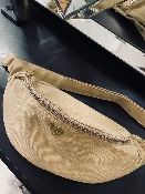 Sac Banane Coeur Beige