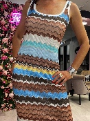 Robe Tex Bleue/Marron