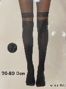 Collants Chaussettes Bandeau Festonné 