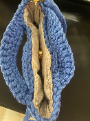 Sac Crochet Bleu