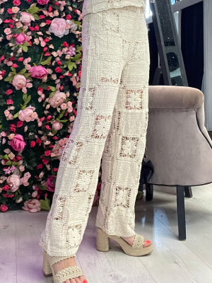 Pantalon Crochet Ficelle