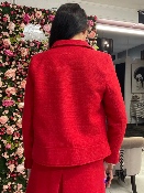 Blouson Tweed Rouge