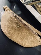 Sac Banane Coeur Beige