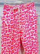 Pantalon Jogg Léopard Fluo Rose