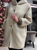 Manteau étoile Léopard Beige