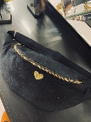 Sac Banane Coeur Noir