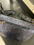 Sac Banane Marine Brillant 