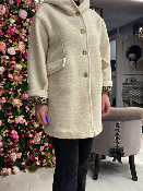 Manteau étoile Léopard Beige