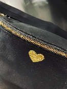 Sac Banane Coeur Noir