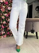 Pantalon Woodstock Marguerite Blanc 