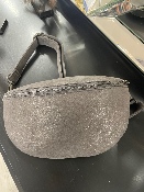 Sac Banane Gris Pailleté