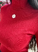 Pull Marguerite Rouge