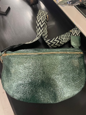 Sac Banane Vert Brillant 