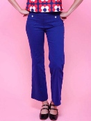 Pantalon Woodstock Marguerite Bleu Bic